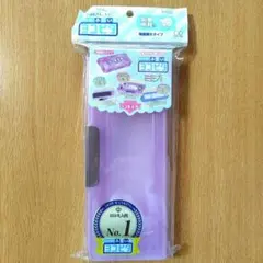 サンスター文具 筆箱 コンパクト筆入 両面 ヨコピタ ミテ クリアバイオレットのサムネイル