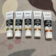 ターナーアクリルガッシュ 40ml メタリック5本セット