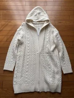 ★【新品タグ付】★◆フード付♪ニットアウター◆