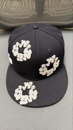 【超激レア】Denim Tears ラインストーン キャップ cap SHEENA キャップ 帽子 キラキラストーンデニムキャップ