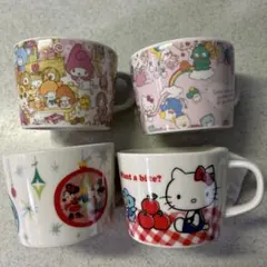 サンリオ ディズニー マグカップ 4個セット