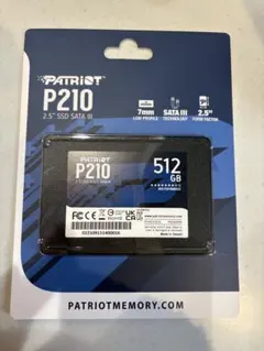 Patriot P210 512GB SSD 2.5インチ