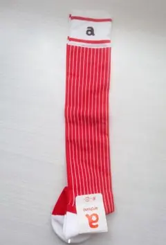 新品 archivio アルチビオ ニーハイソックス 赤×白 レディース ゴルフ