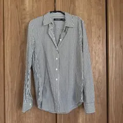 【お値下げ】LAUREN RALPH LAUREN ストライプ長袖シャツ XSのサムネイル
