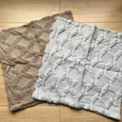 【新品】変更可能！クッションカバー2枚セット