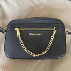 MICHAEL KORS ブラック ショルダーバッグ