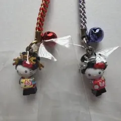 韓国限定 ハローキティ 韓服 ダニエル チマチョゴリ ご当地ストラップ