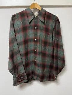 ゆんす様専用　美品　60s 70s ARROW オンブレレーヨンシャツ　L