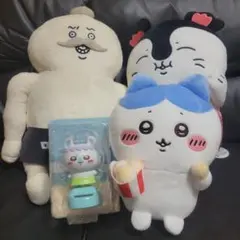 ちいかわ ぬいぐるみ　セイレーン　島二郎　ハチワレ　モモンガ　ゆらゆらソーラー ちいかわ ぬいぐるみ セイレーン 島二郎 ハチワレ モモンガ ゆらゆら