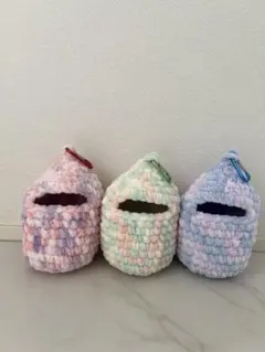 モモンガポーチ（１匹用大きめ）３個セット