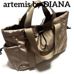 ※未使用品 artemis by DIANA ナイロンビッグショルダーバッグ