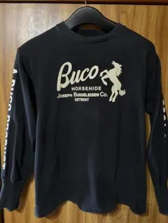 美品！BUCO リアルマッコイズ ロゴデザインロンT - メルカリ
