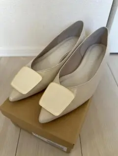 Le Talon ベージュパンプス 24.5cm 新品未使用