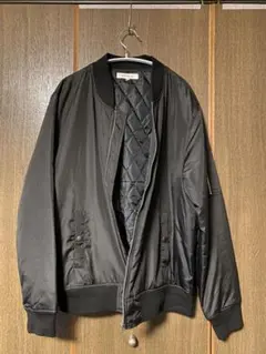 ブラック MA-1 フライトジャケット