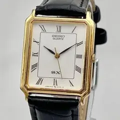 SEIKO SX 5Y31-5A30 レクタンギュラー 電池新品 1987年6月 - メルカリ