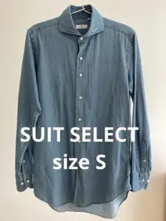 CLASSICO TAPERED デニムブルー Sサイズ 長袖シャツ