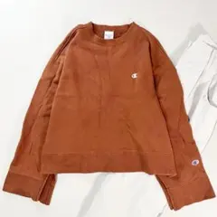Champion 別注スリーブスウェットトレーナー オレンジ Ungrid