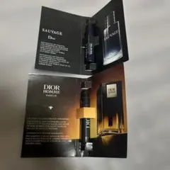 Dior 香水サンプル 2点セット SAUVAGE HOMME PARFUM