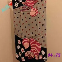 新入荷❤️新品☆不思議の国のアリス ティシャ猫 柄 フェイスタオル34×75