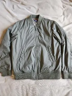 【UNIQLO】150cm MA-1ブルゾン　カーキ