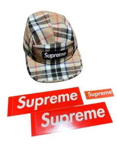 新品 Supreme Lochcarron Camp Cap チェック柄