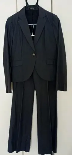 COMME CA DU MODE ダークグレー ストライプパンツスーツ