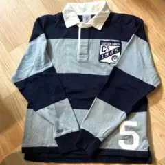 CAPTAIN SANTA ラガーシャツ ネイビー/ブルー レディースLサイズ