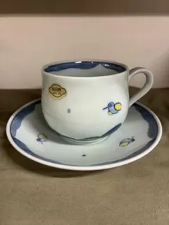 ARITA 青と白のカップとソーサーセット