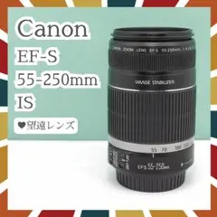 ✨️望遠レンズ Canon EF-S 55-250mm IS 一眼レフカメラのサムネイル