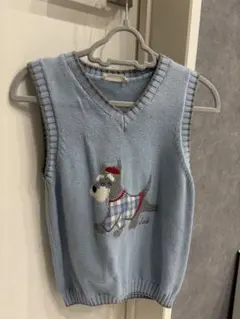 dave & bella 水色 ノースリーブベスト