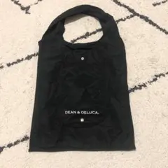ディーンアンドデルーカ　エコバッグ　トートバッグ　折りたたみ　ブラック