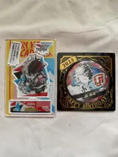 僕のヒーローアカデミア 轟焦凍 バースデー ジオラマフィギュア 缶バッジ