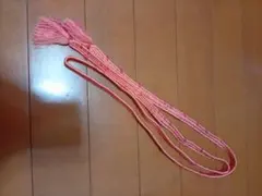 帯締め　明るいオレンジ