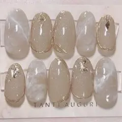 ジェルネイルチップ 大理石