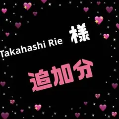 Takahashi Rieさま追加分