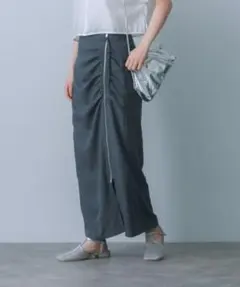 URBAN RESEARCH HEYUMM ジップデザインナロースカートのサムネイル