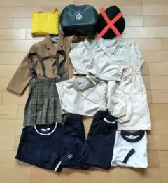 名取市 ふたば幼稚園 制服 体操着スモック 靴下 バック 帽子  ばら売り可 名取市 ふたば幼稚園 制服 体操着スモック 靴下 バック 帽子
