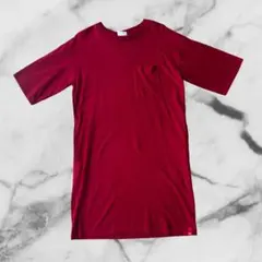 Dickies バックロゴ ポケット付きTシャツワンピース F ボルドーのサムネイル