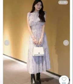 SNIDEL スナイデル Sustainable20周年プリントワンピース I