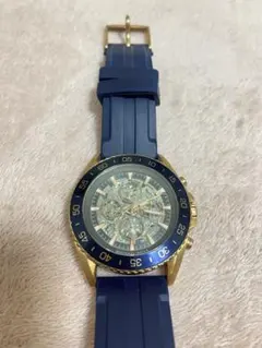 MICHAEL KORS クロノグラフ 腕時計 ネイビー/ゴールドのサムネイル