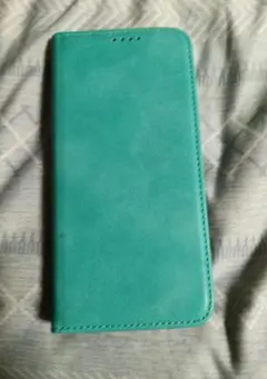 手帳型スマホケース グリーン Arrows We2 F-52E