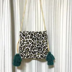 CIAOPANIC TYPY ヒョウ柄ショルダーバッグ　巾着バック　レオパード