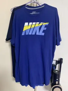 NIKE Tシャツ ブルー グラフィックロゴ