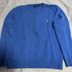 し*ら様 美品❗️ Polo Ralph Lauren ネイビー セーター 赤 - メルカリ