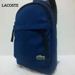 ✨美品✨ラコステ ボディバッグ ワンショルダー ポリエステル ネイビー ワニ刺繍