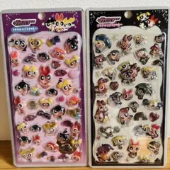 パワーパフガールズ ボンボンドロップシール風 かたいシール 2枚