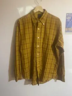 70's kentfield チェック柄　ボタンダウンシャツ