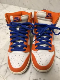 NIKE SB ダンク ハイ オレンジ×ブルー 26cm US8 ナイキ