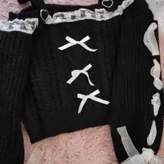 地雷系　ニット