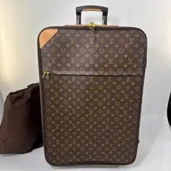 超極美品 ルイヴィトン■モノグラム ペガス65 レザー 2WAY スーツケースのサムネイル